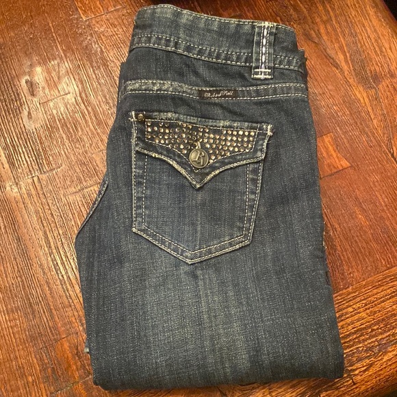 Rock & Roll Cowgirl low rise bootcut jeans size 26 Long - Picture 1 of 3